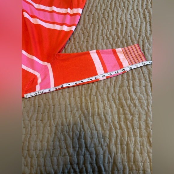 CAbi Red and Pink Striped Cadet Pullover - Picture 9 of 9